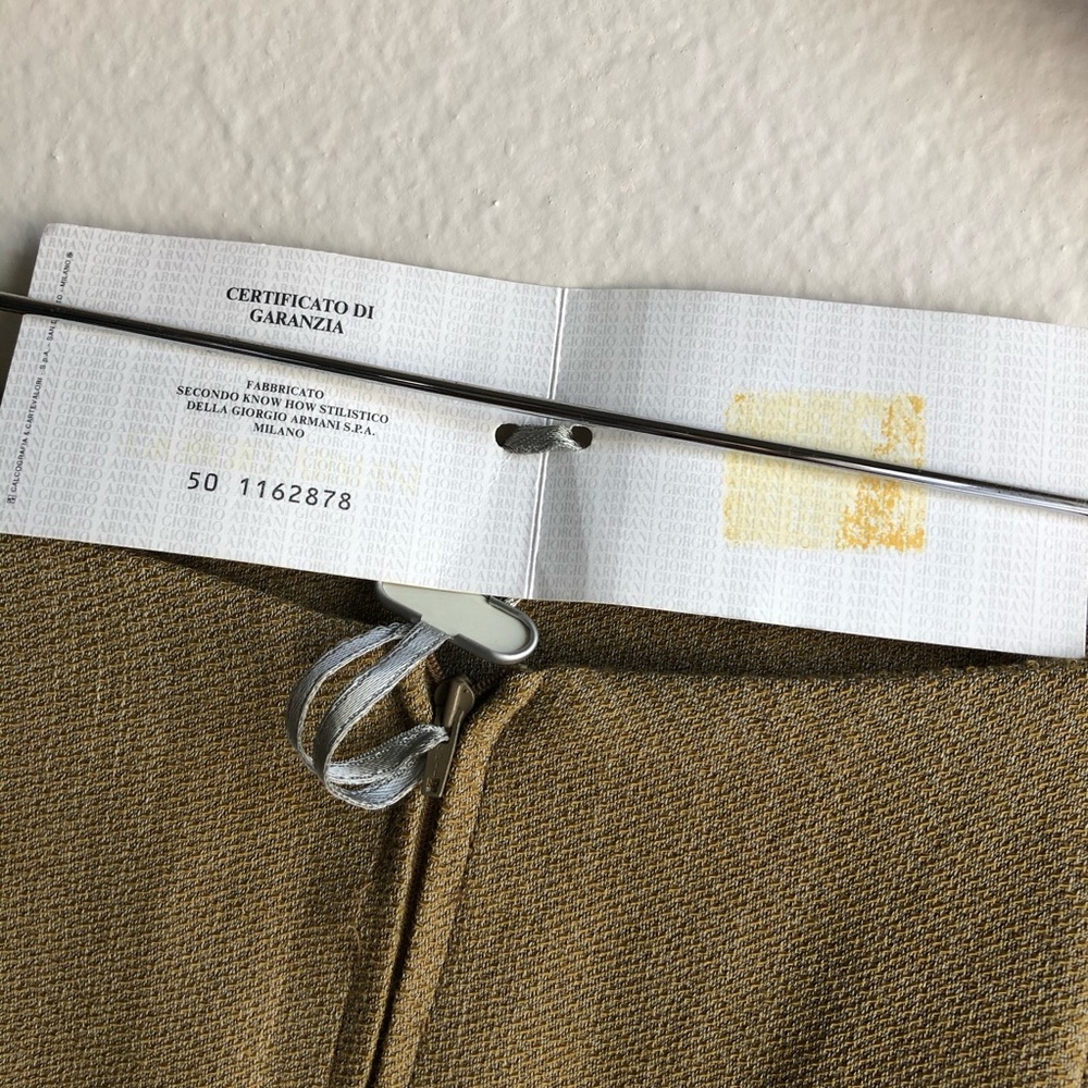 DEADSTOCK VTG GIORGIO ARMANI Pencil Skirt Sz 10 44 - Picture 6 of 7